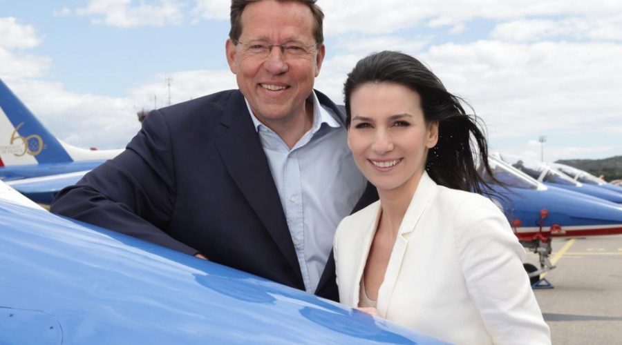 Pierre Servent et Marie Drucker