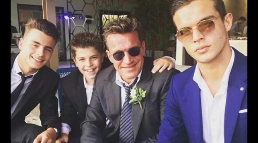 Benjamin Castaldi Et Ses Fils