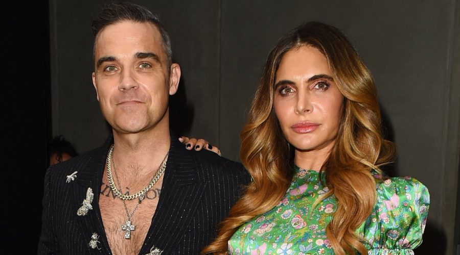 Robbie Williams et sa famille