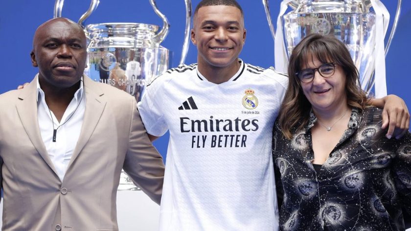 Kylian Mbappé et son fils