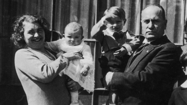 Benito Mussolini enfants