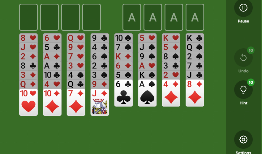 FreeCell solitaire : Le défi où votre logique est la seule règle